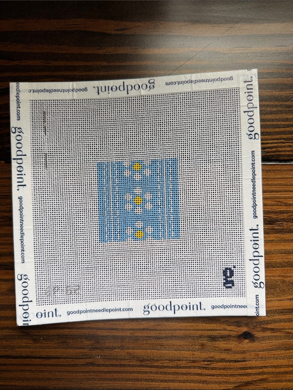 Goodpoint Needlepoint Canvas - Flower Koozie Insert